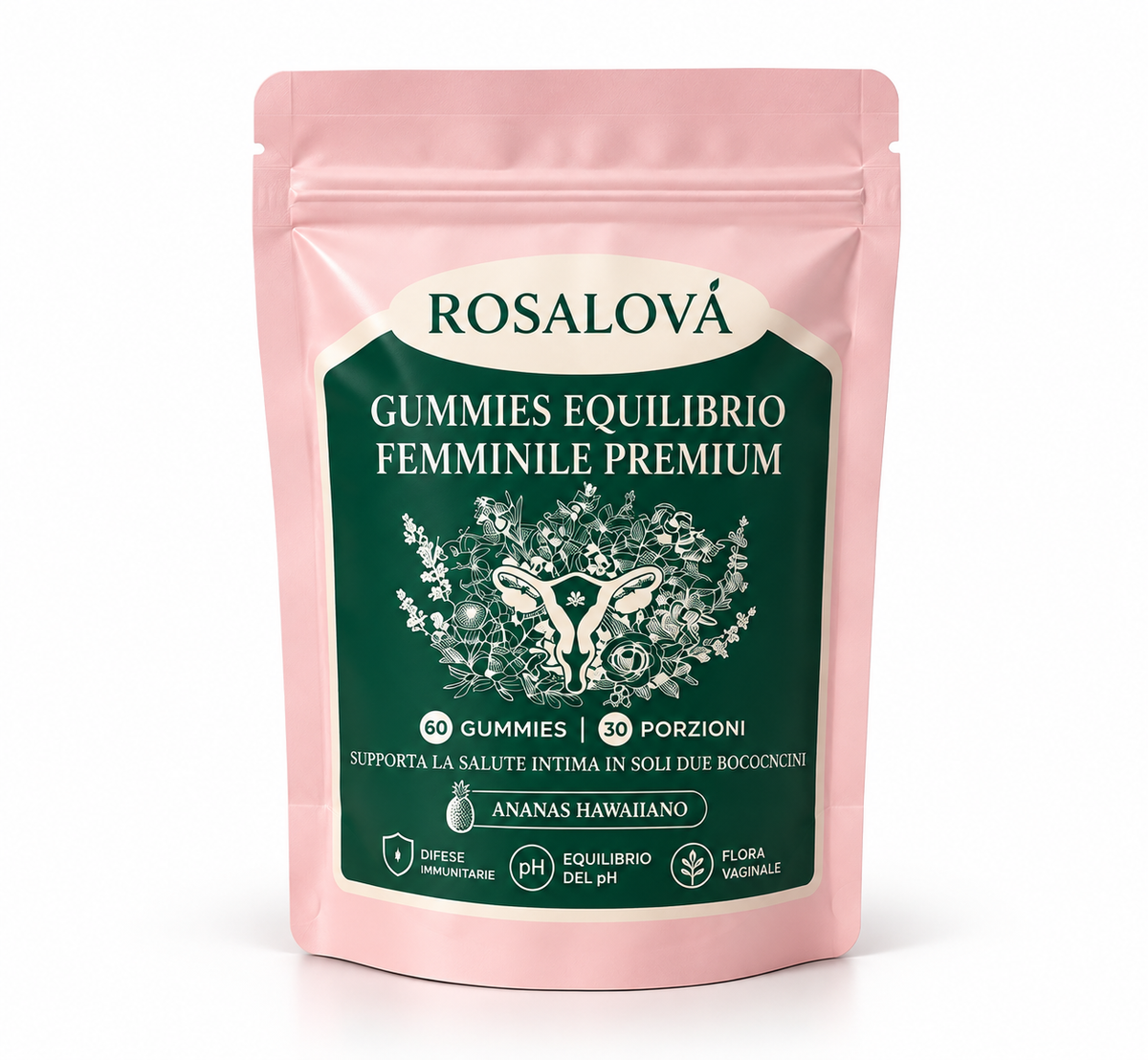 Caramelle gommose ROSALOVA per l'equilibrio intimo